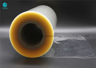 Hot Melt Adhesive BOPP Film Roll Tape Polyethylene Berorientasi Biaxial Untuk Kosmetik