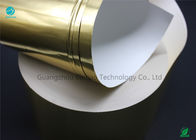 Shiny Glossy Emas Transfer Kertas Aluminium Foil Dengan Bahan Lingkungan Dalam 65gsm