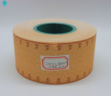 Red Hot Stamping Cork Tipping Paper Dengan Pemanis Mint Untuk Kemasan Batang Filter Teh Rokok