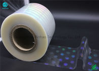 Penyusutan Thermal Holografik BOPP Film Roll Moisture - Proof Cellophane Untuk Penyegelan Kotak Rokok