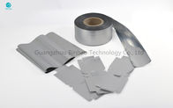Waterproof 42 Micron Perak Aluminium Foil Kertas Dengan PET Film Untuk Kemasan Batin Rokok