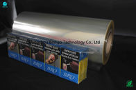 Ketahanan Abrasi Brilliant PVC Packing Film Roll Untuk Rokok Telanjang