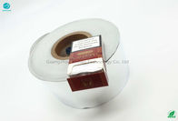 Heat Sealing 76mm 0.3Mpa Tobacco Aluminium Foil Paper Warna Silver