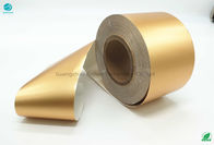 Kekuatan Ketegangan Emas 3kg / 15mm Min 32gsm Aluminium Foil Paper Cigarette