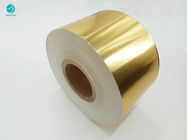 55Gsm Glossy Golden Aluminium Foil Paper Untuk Pembungkus Kemasan Rokok