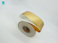 0.3Mpa Golden Cigarette Wrapping Paper Kertas Aluminium Foil Dengan Temper Lembut