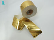 OEM Composite 83mm Bright Gold Aluminium Foil Paper Untuk Paket Rokok