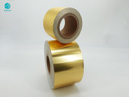 OEM Composite Soft 1500m Gold Aluminium Foil Paper Untuk Paket Rokok