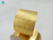 Desain Personalisasi Emas Kertas Aluminium Foil 114mm Untuk Kemasan Rokok