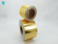 OEM Composite 83mm Gold Aluminium Foil Paper Untuk Paket Rokok Tembakau