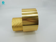 Hot Stamping Composite Gold 8011 Aluminium Foil Paper Untuk Kemasan Rokok