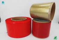 Tear Tape Bahan MOPP Warna Mudah Merah 5mm Lebar Inti Dalam 152mm