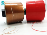 Single Line Brown Color Tear Tape untuk Kemasan Rokok 1,6 Mm 2 Mm 3 Mm