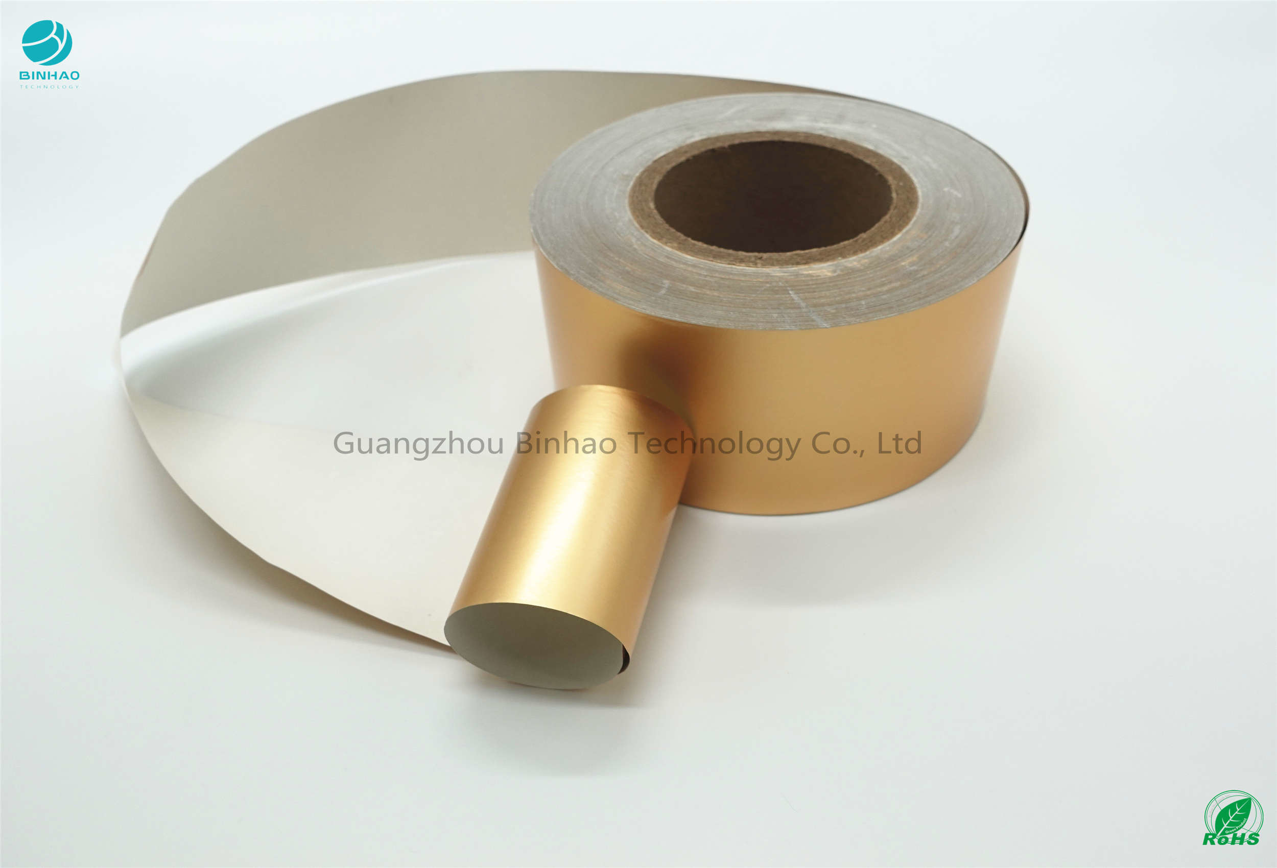 Hot Stamping Joint 1 Tobacco 55gsm Gold Aluminium Foil Paper
