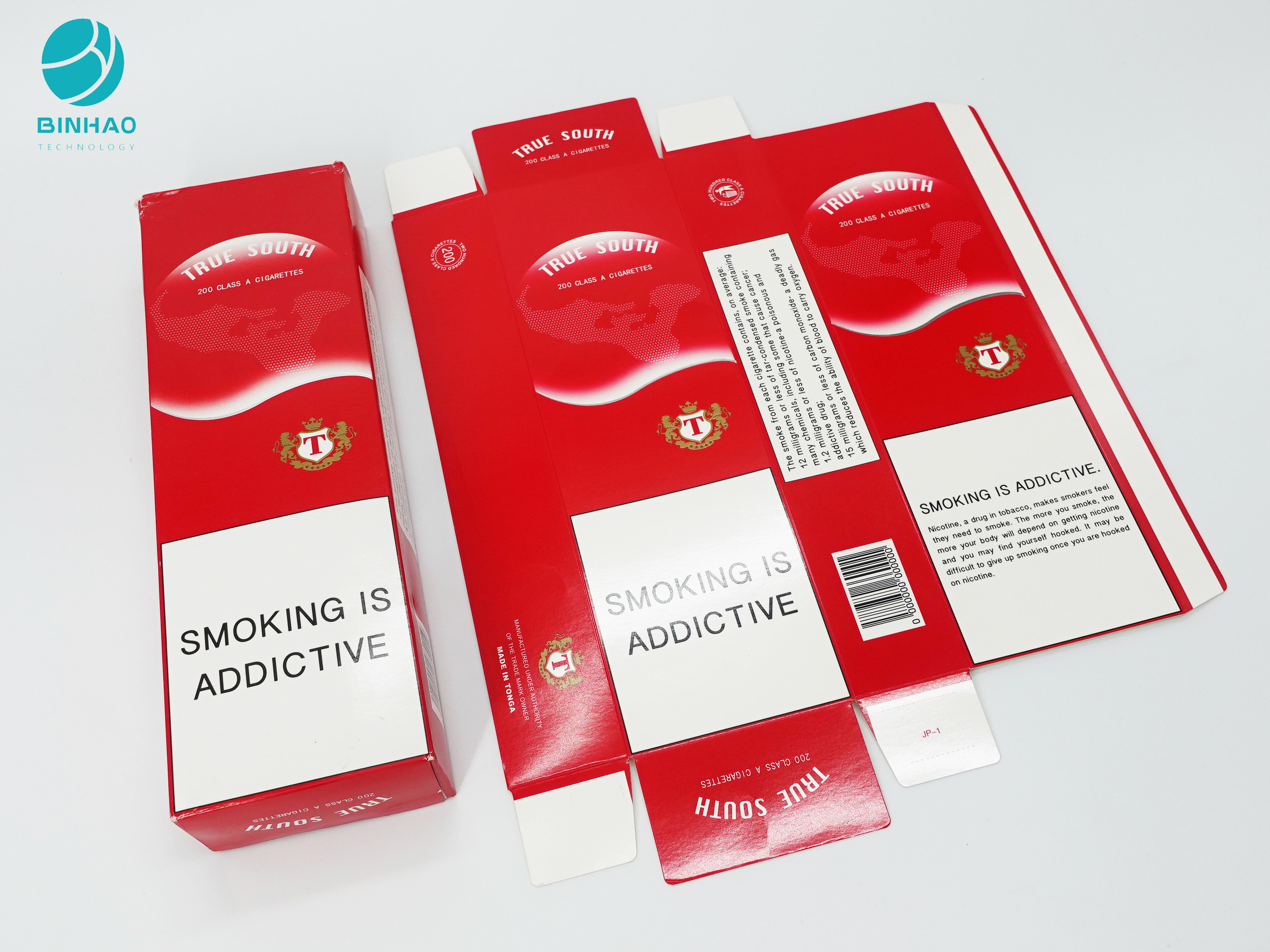 Paket Tembakau Tahan Lama Kasus Kemasan Rokok Karton Untuk Produk Kotak