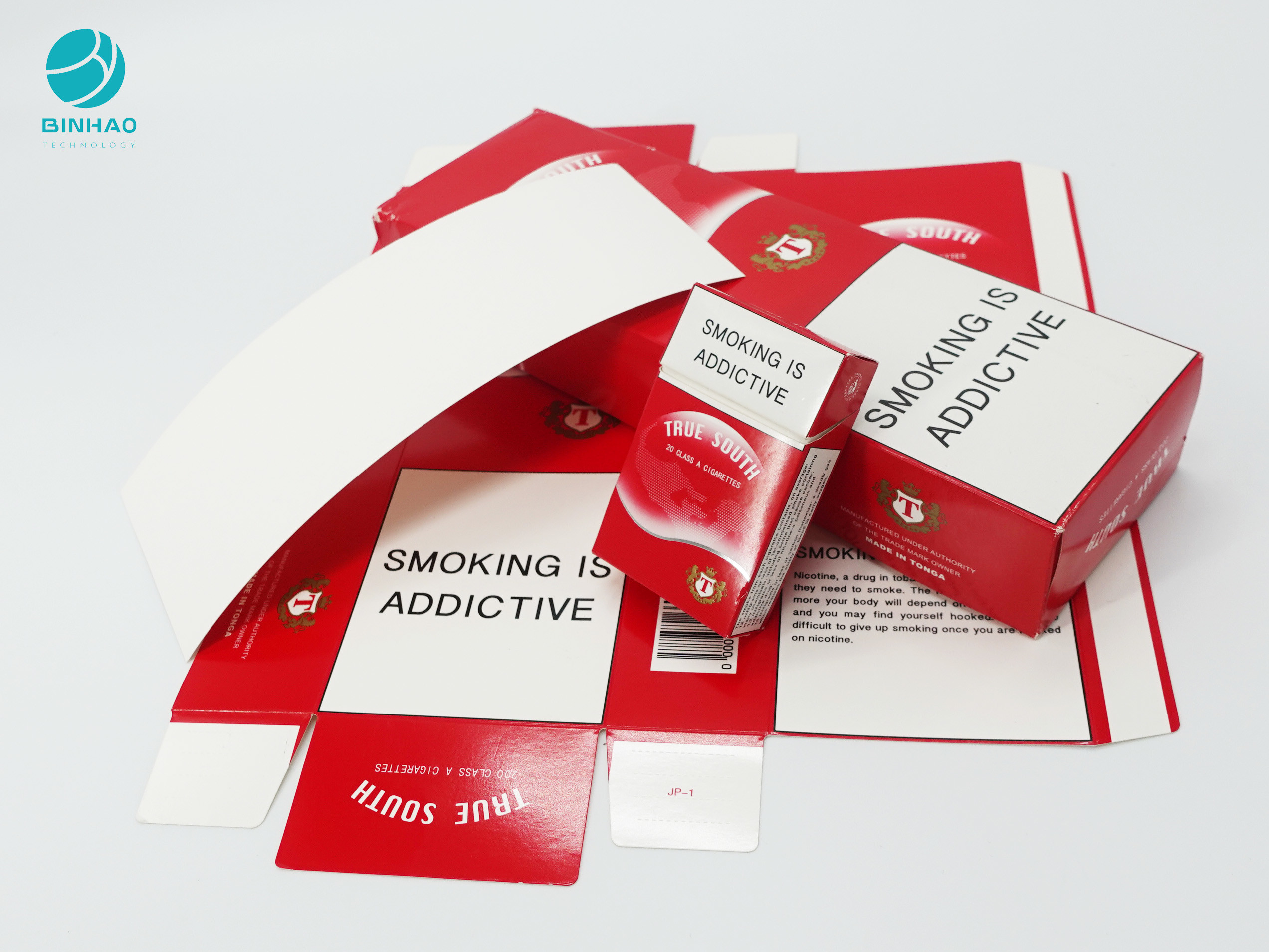 Warna Kustom Merokok Kertas Karton Polos Untuk Kotak Kemasan Kasus Rokok