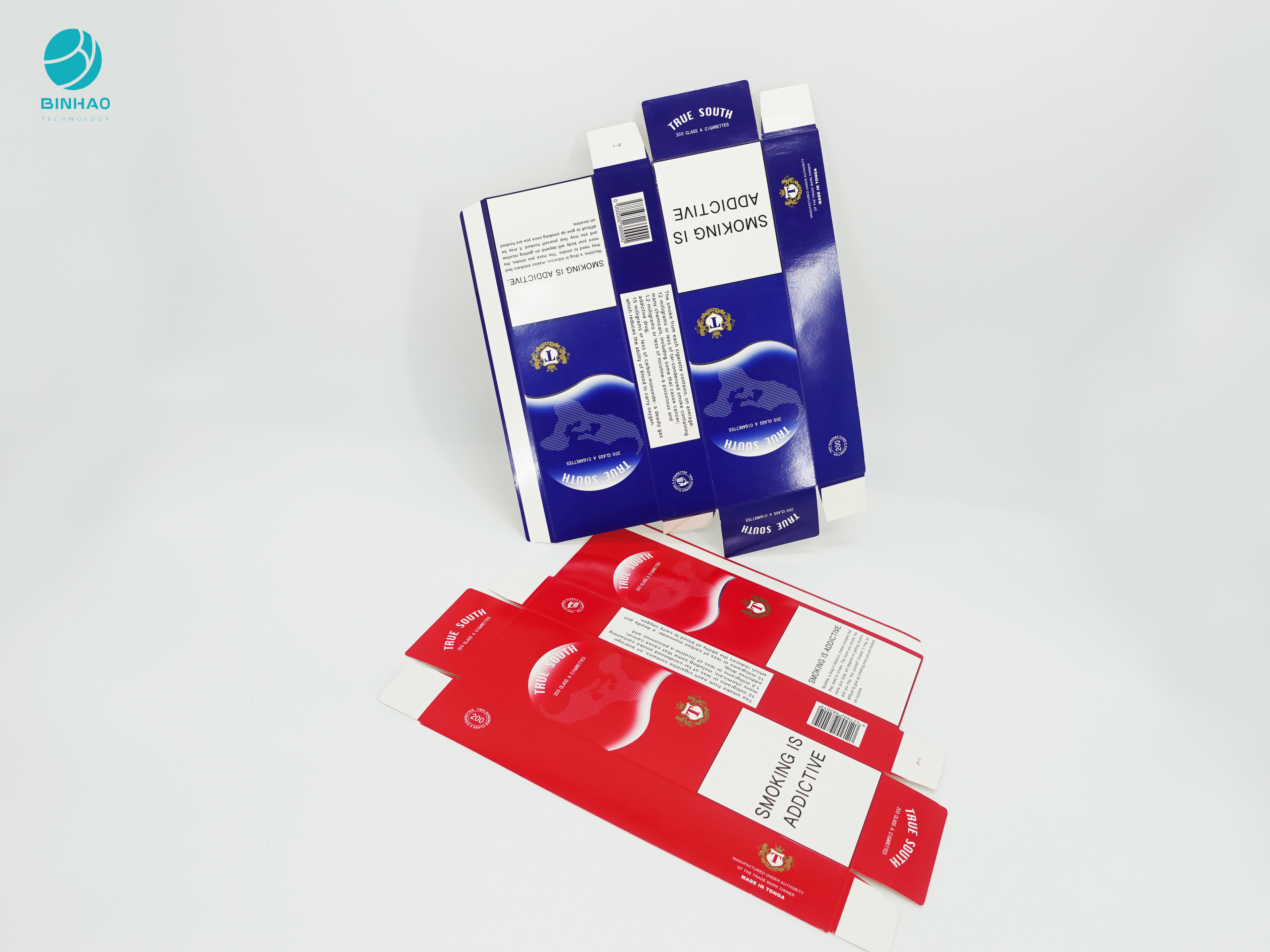 Kasing Karton Penuh Warna Ramah Lingkungan yang Dapat Digunakan Kembali Untuk Paket Rokok Tembakau